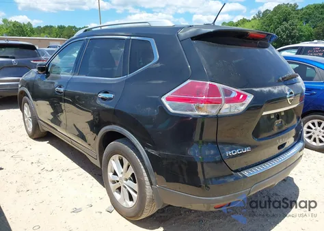2016 Nissan Rogue Sv из США, поврежденный, VIN KNMAT2MT0GP629254